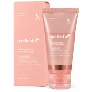 Medicube PDRN Pink Caffeine Overnight Wrapping Mask – 75ml