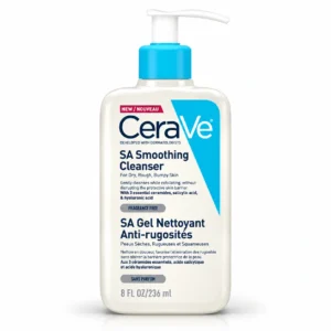 CeraVe SA Smoothing Cleanser with Salicylic Acid for Dry, Rough and Bumpy Skin – 236 ml